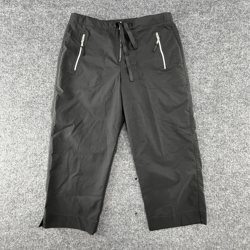 Tail Tech Golf Capri Pants Womens 6 Black Zip Pockets Stretch Golf Athletic